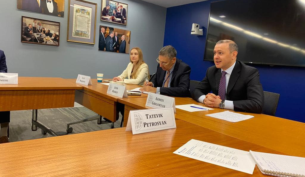 Արմեն Գրիգորյանը Վաշինգտոնում հանդիպել է փորձագետների, նախկին դեսպանների հետ, քննարկվել է Հարավային Կովկասի և ՀՀ անվտագային միջավայրը