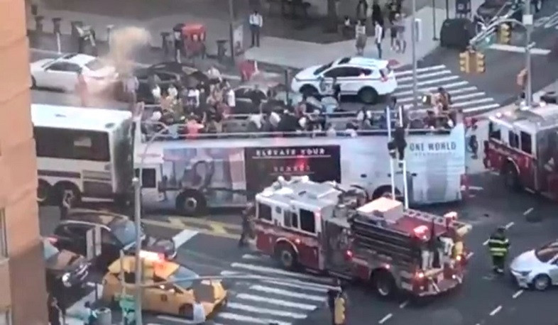 Более 80 человек получили ранения при столкновении двух автобусов в Нью-Йорке