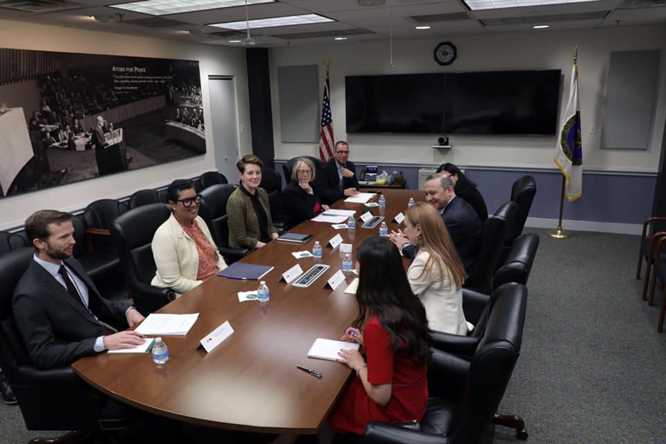 Արմեն Գրիգորյանն ու Քեթրին Հաֆֆը քննարկել են երկկողմ հետաքրքրություն ներկայացնող հարցեր