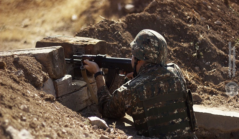 Azerbaijan again violates ceasefire in NK Shushi region using grenade launchers