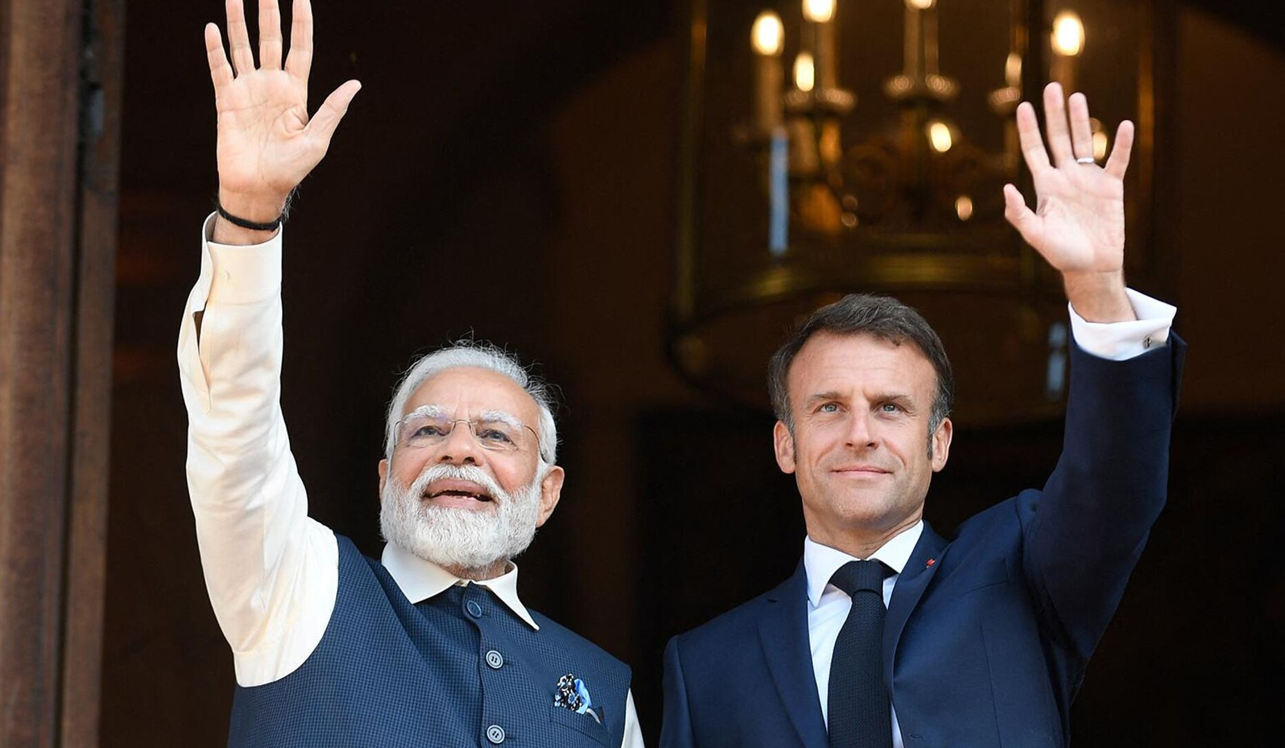 India’s Modi and France’s Macron agree on defense ties