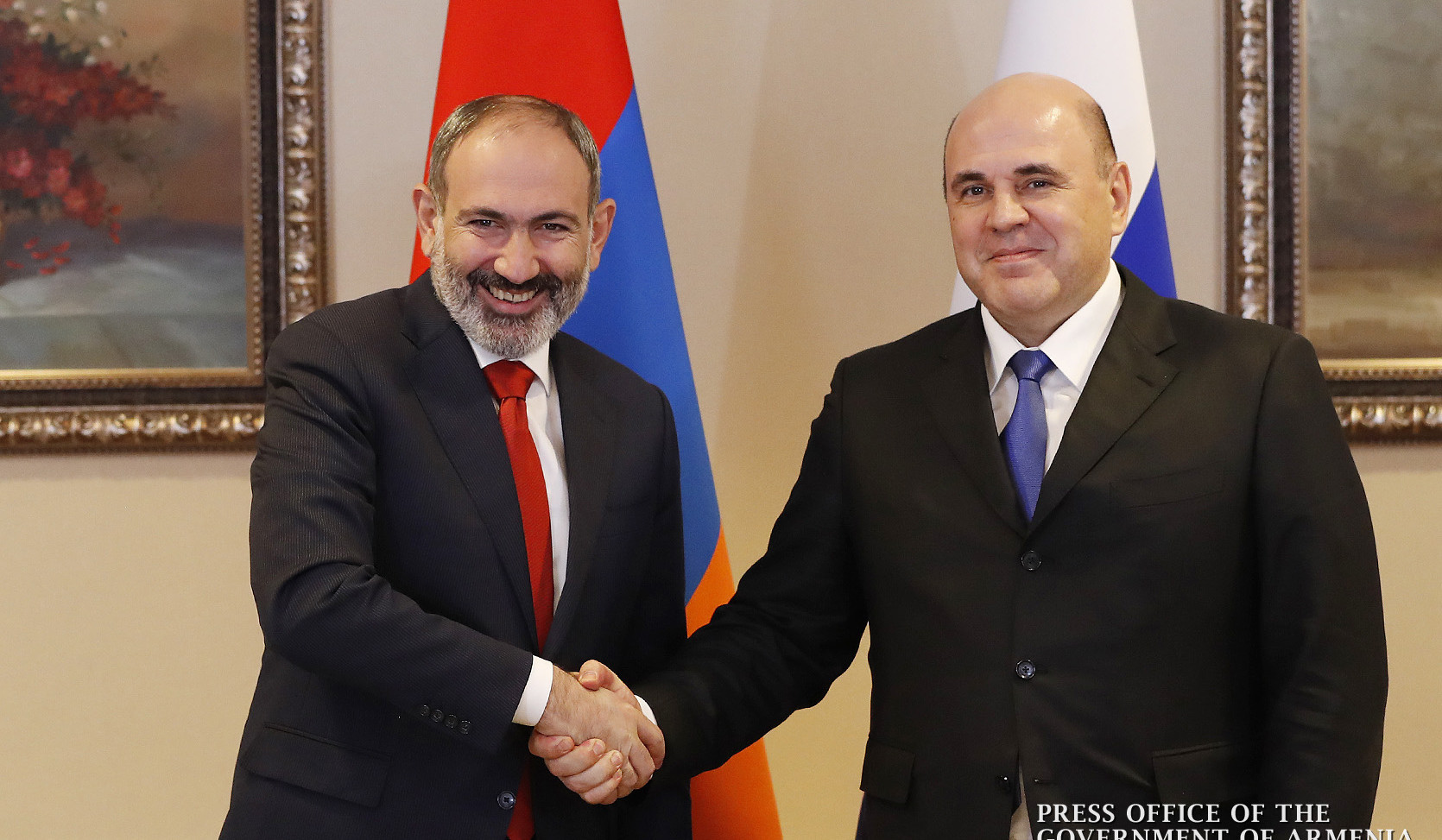Никол Пашинян и Михаил Мишустин в телефонном разговоре обсудили вопросы армяно-российского экономического сотрудничества
