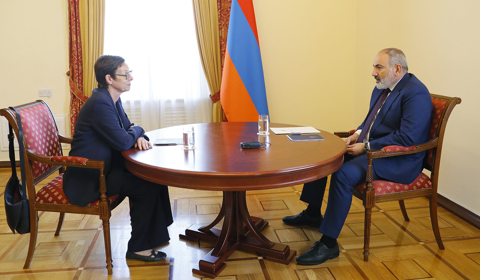Nikol Pashinyan receives the Ambassador of France to Armenia, Anne Louyot