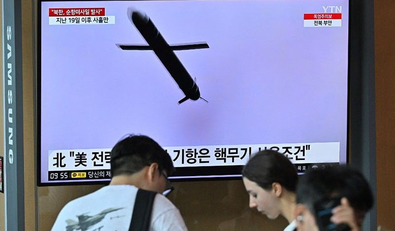 North Korea fires 'several cruise missiles' into the Yellow Sea