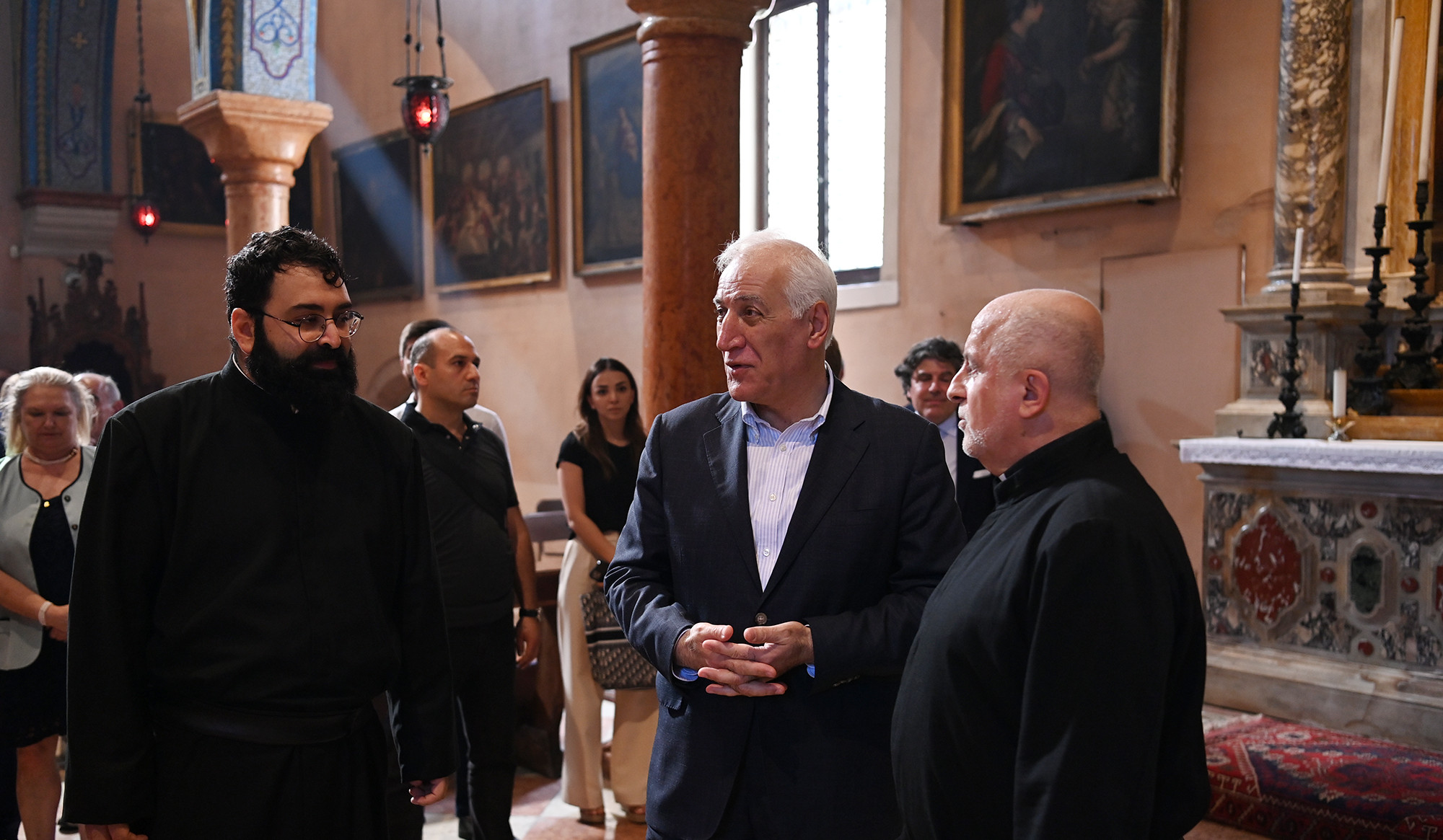 President Vahagn Khachaturyan arrived in the Republic of Italy on a working visit