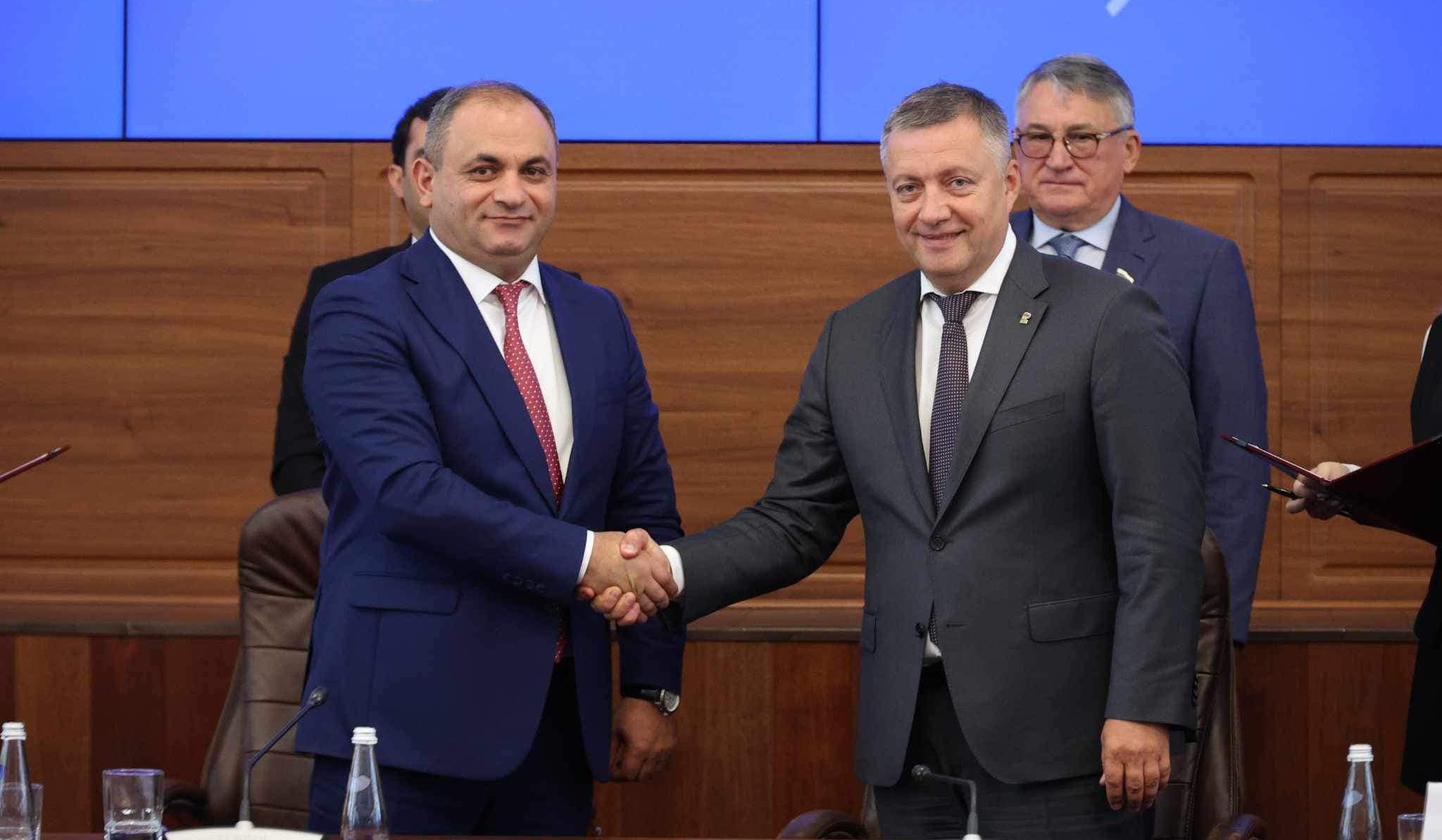 Կոտայքի մարզի և Իրկուտսկի երկրամասի միջև ստորագրվել է համագործակցության հուշագիր