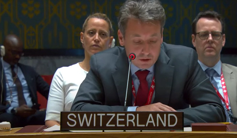 В ходе обсуждения в Совбезе ООН представитель Швейцарии коснулся и вопроса блокировки Лачинского коридора
