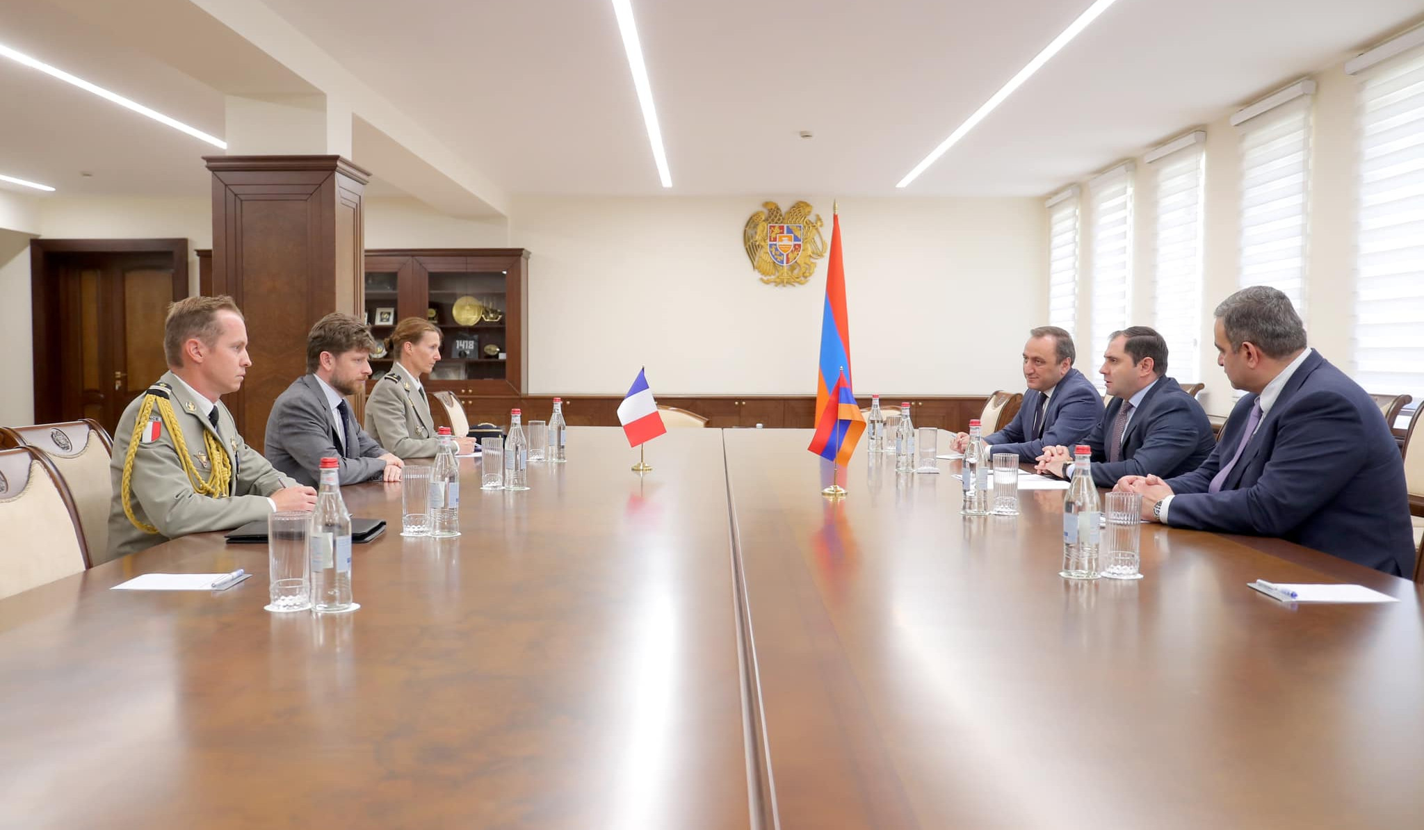 Minister of Defence received Ambassador of the French Republic