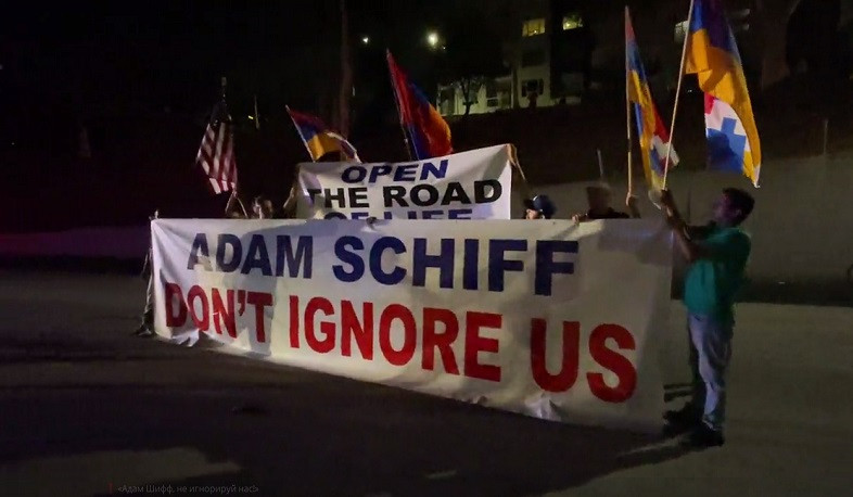 Glendale Armenians block roads to voice about Lachin Corridor blockade
