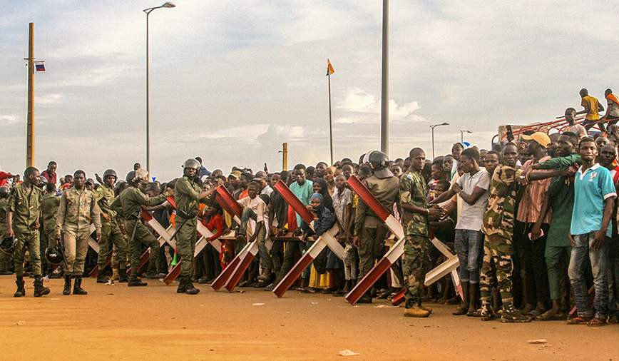 Նիգերի բնակիչները բողոքի ակցիա են կազմակերպել Ֆրանսիայի ռազմաբազայի մոտ