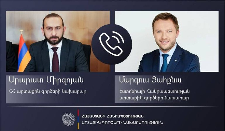 Phone conversation of Foreign Ministers of Armenia and Estonia