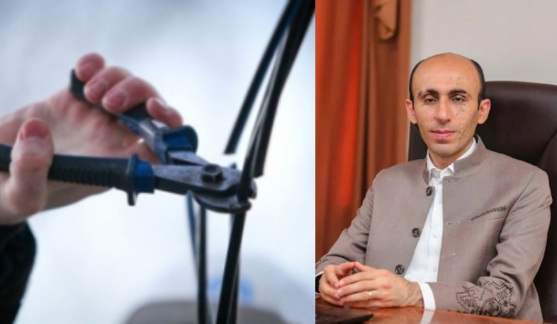 Азербайджанская сторона перерезала оптоволоконный кабель, нарушив стабильную связь Нагорного Карабаха: Артак Бегларян