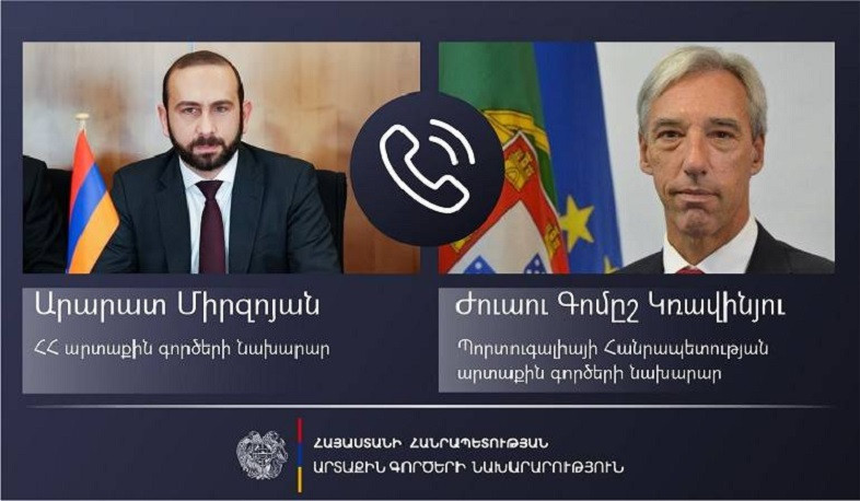 Ararat Mirzoyan portuqaliyalı həmkarına Laçın dəhlizinin bağlanması nəticəsində DQ-da kəskinləşən humanitar böhranı təqdim edib