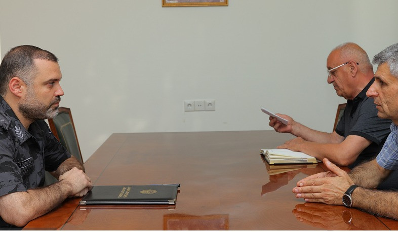 ԼՂ ԱԺ նախագահը ՆԳ նախարարի հետ քննարկել է ԼՂ քաղաքացիական պաշտպանության հետ կապված մի շարք հարցեր