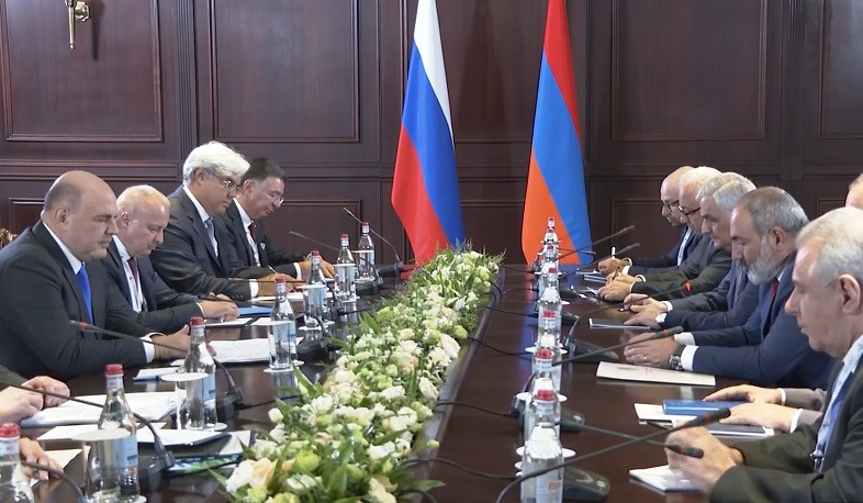 Եվրասիական միջկառավարական խորհրդի արտահերթ նիստի շրջանակում հանդիպում ունեցա Միխայիլ Միշուստինի հետ. Փաշինյան