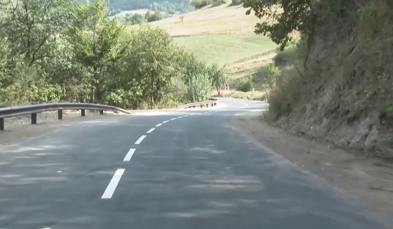 Մ-6-Եղեգնուտ–Դեբետ ճանապարհի մի հատվածի հիմնանորոգման աշխատանքները մոտենում են ավարտին