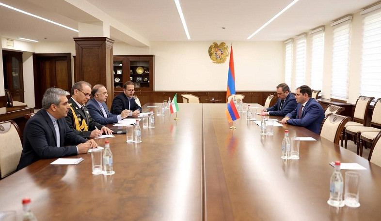 Suren Papikyan discussed issues related to regional security with newly appointed ambassador of Iran