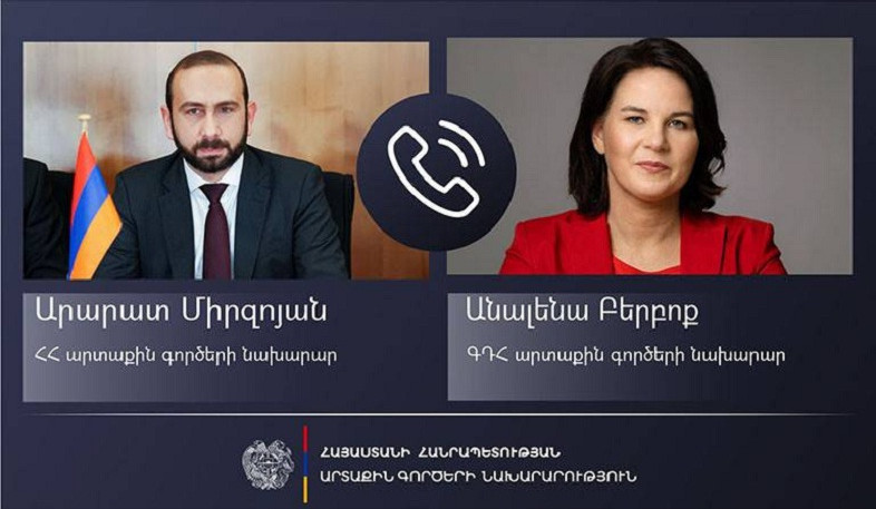 Phone conversation between Foreign Ministers of Armenia and Germany