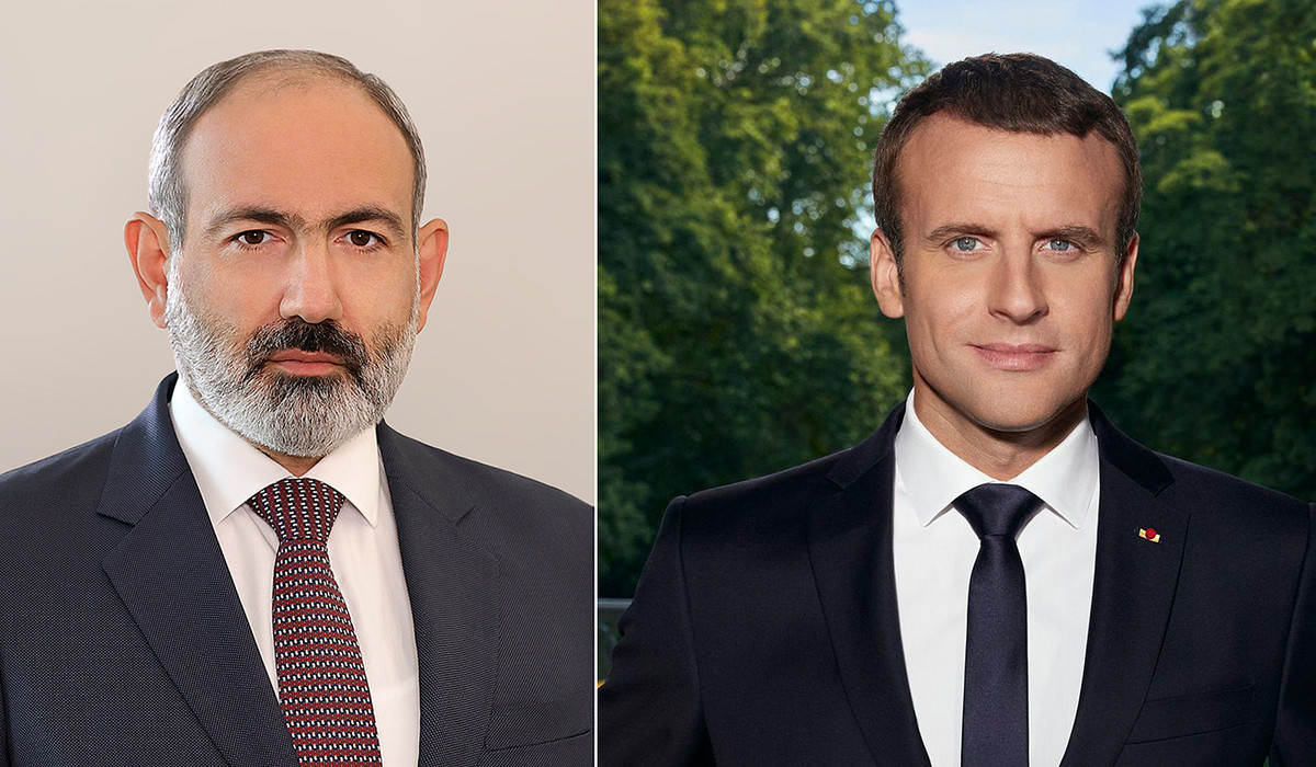 Nikol Pashinyan holds telephone conversation with Emmanuel Macron
