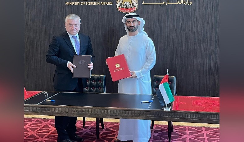 Mirzoyan's visit to UAE was marked by protocol of abolition of visa requirements for citizens of both countries
