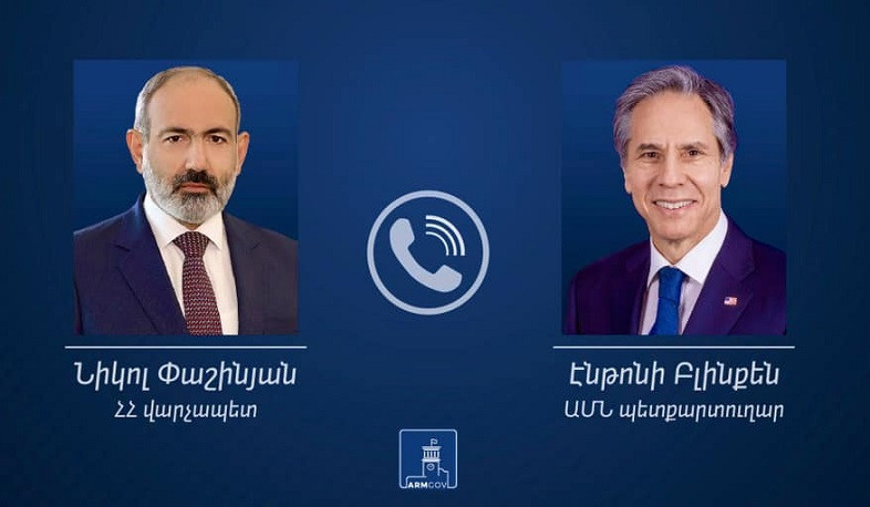 Փաշինյանն ու Բլինքենն ընդգծել են ապաէսկալացիայի համար միջազգային մեխանիզմների կիրառման անհրաժեշտությունը