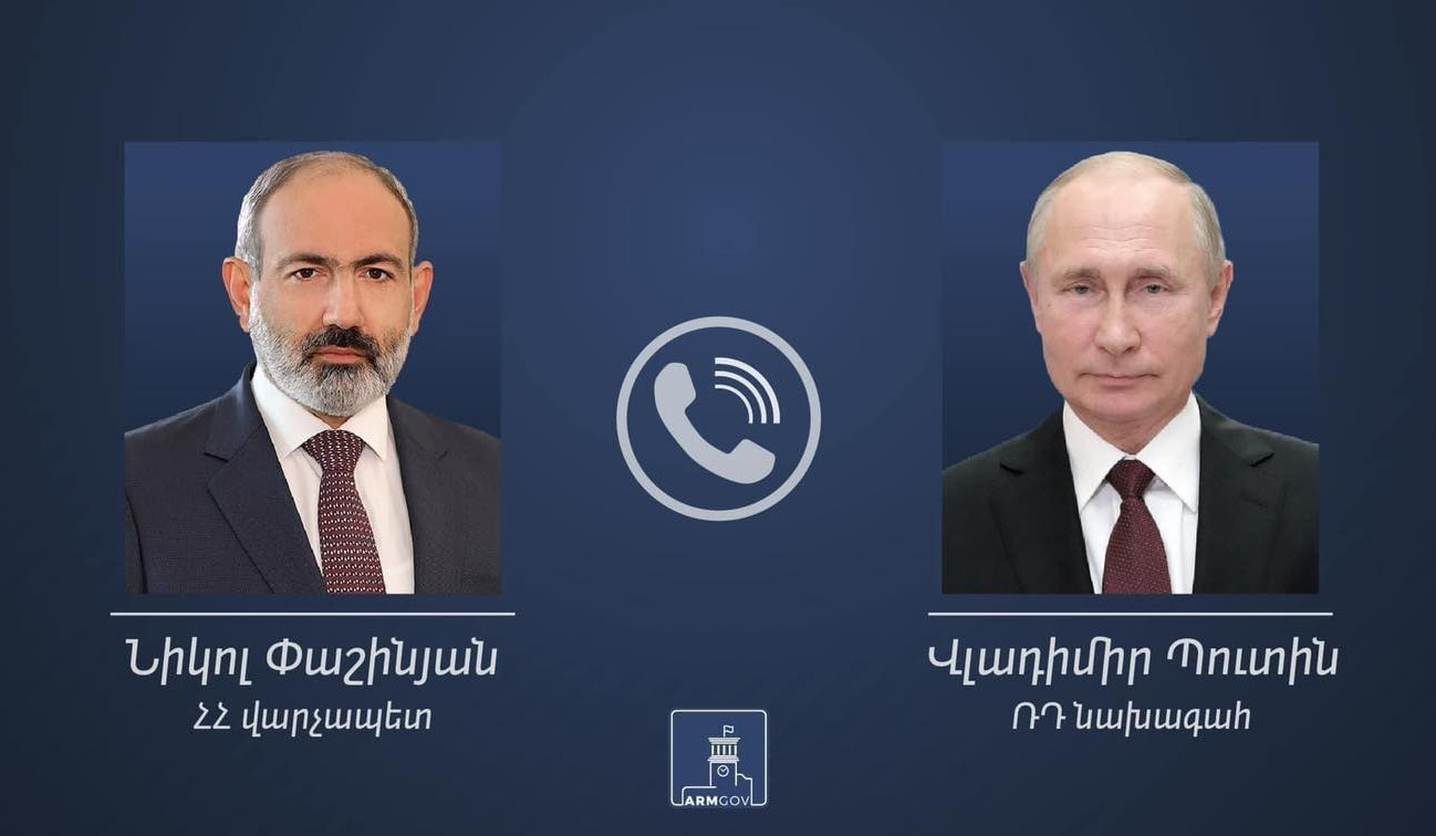 Pashinyan and Putin had telephone conversation: situation in Nagorno-Karabakh discussed