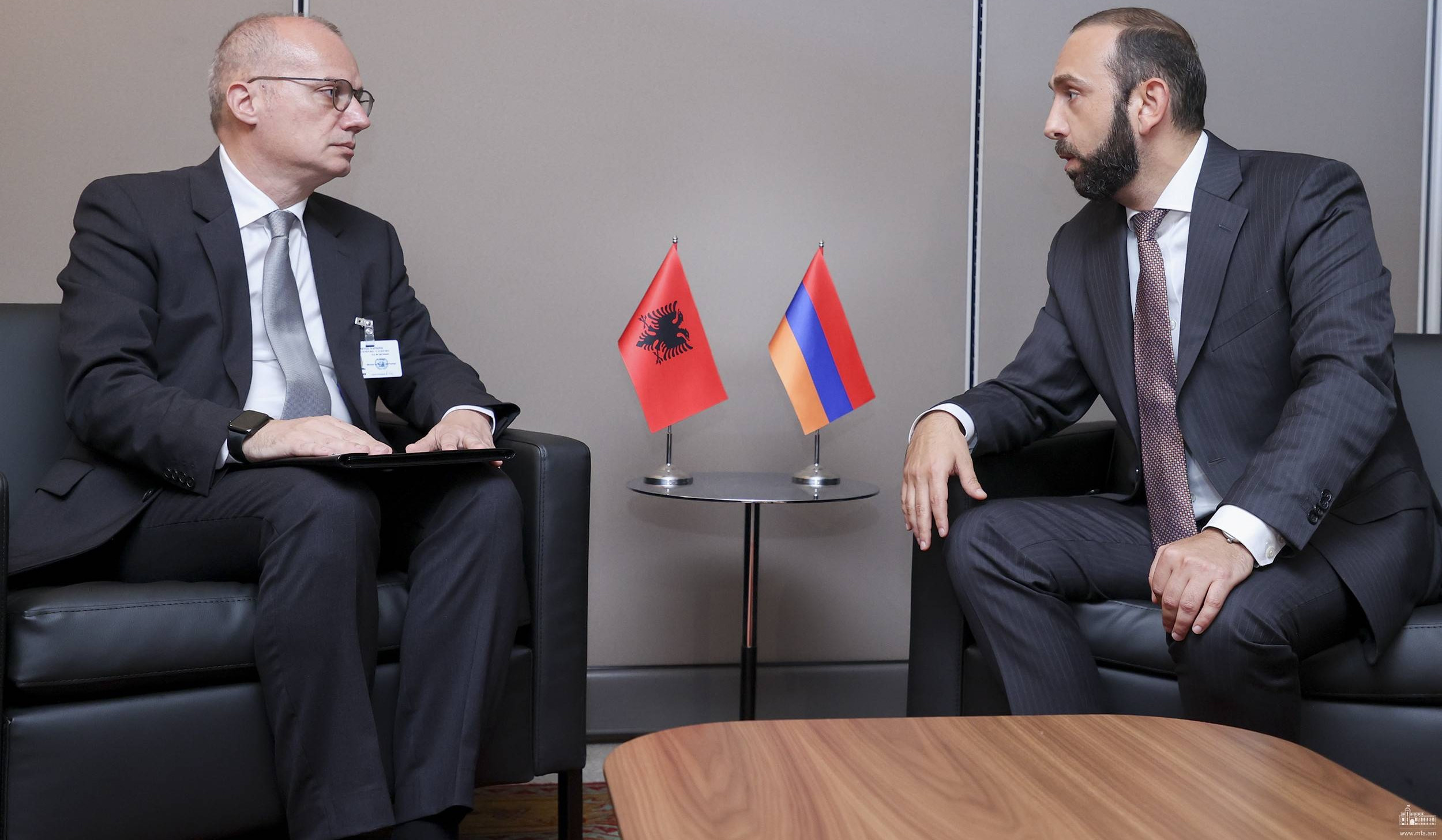 Министр иностранных дел РА обсудил ситуацию с безопасностью в регионе со своим албанским коллегой