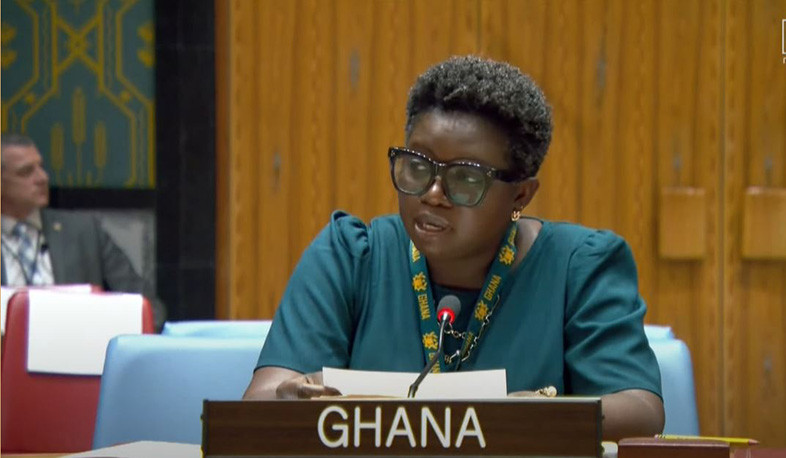 Ghana's representative at  UN called for UN Court's rulings to be followed and Lachin Corridor opened