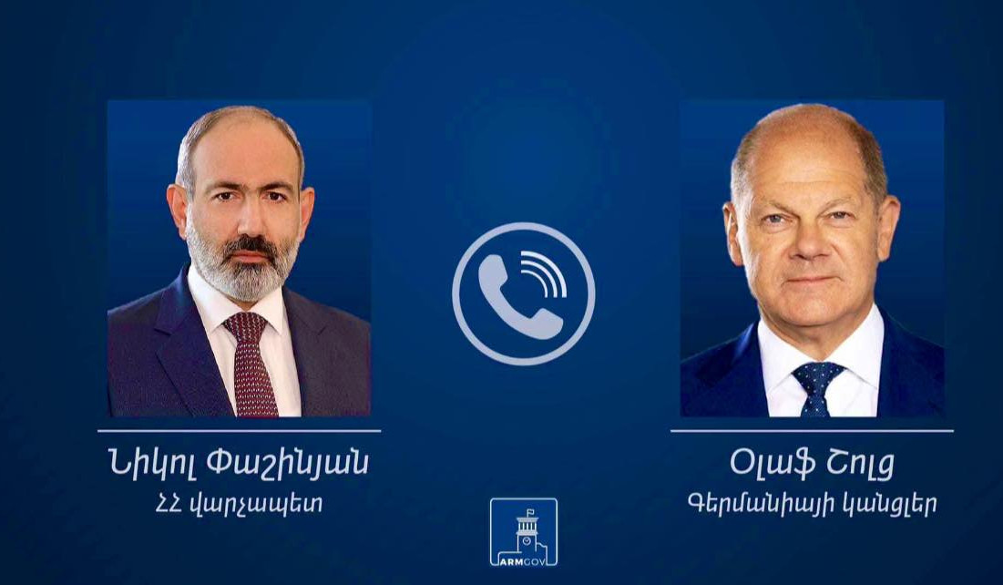 Nikol Pashinyan holds telephone conversation with Olaf Scholz