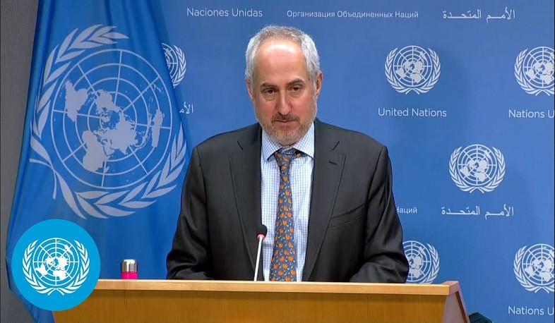Dujarric commented on possibility of sending UN peacekeeping mission to Nagorno-Karabakh