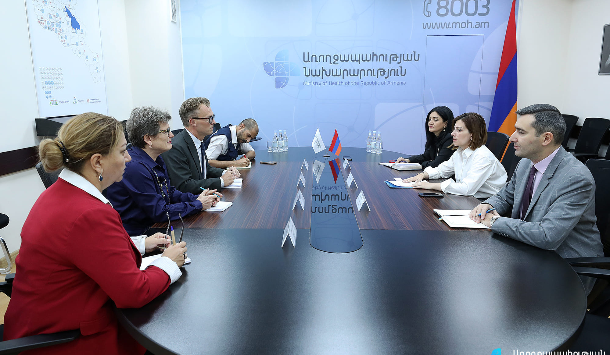 Minister of Health presented situation created as result of forced displacement from Nagorno-Karabakh to WHO official