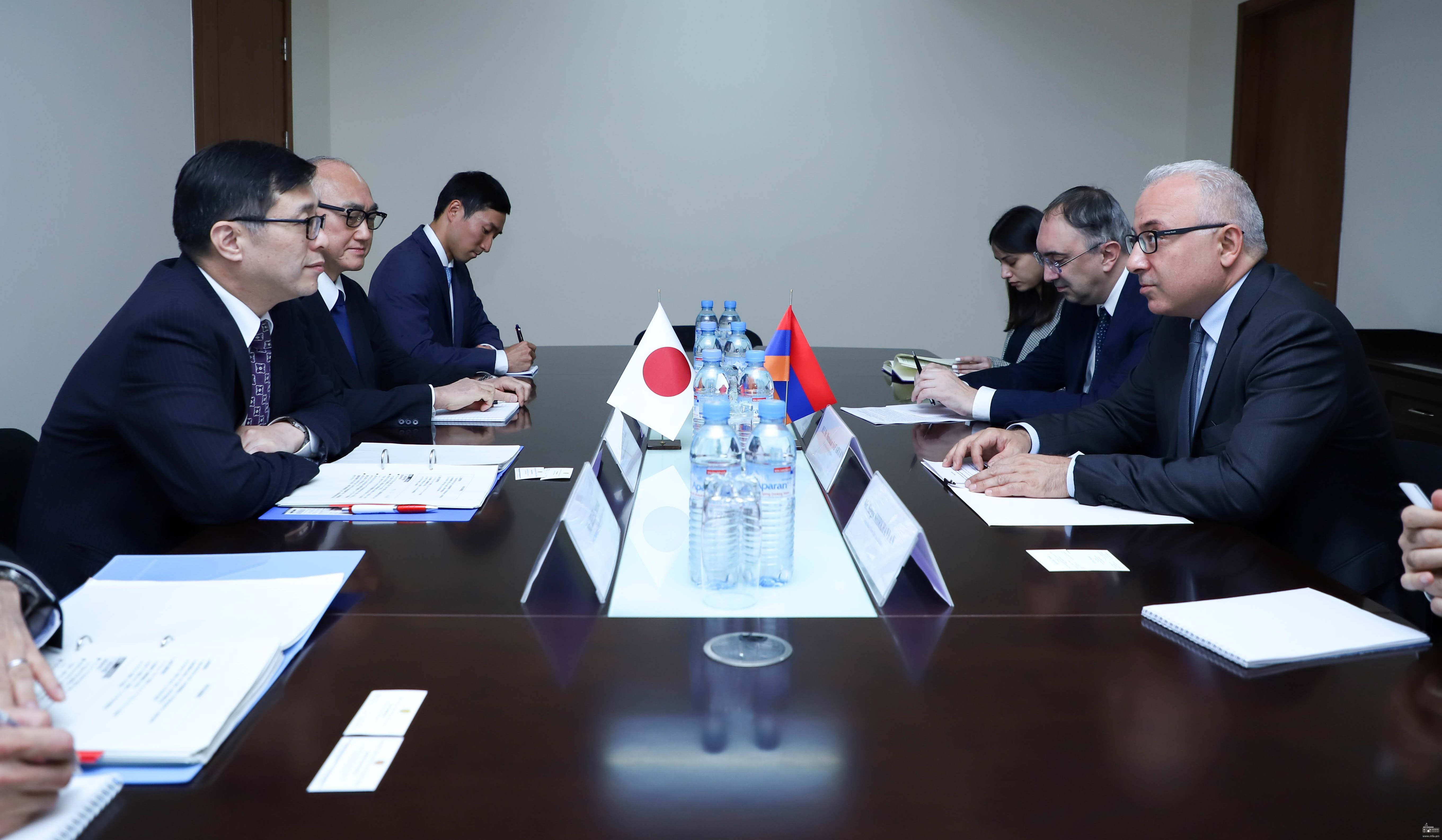 Քննարկվել են երկկողմ, տարածաշրջանային և միջազգային օրակարգի հարցեր. քաղաքական խորհրդակցություններ Հայաստանի և Ճապոնիայի միջև