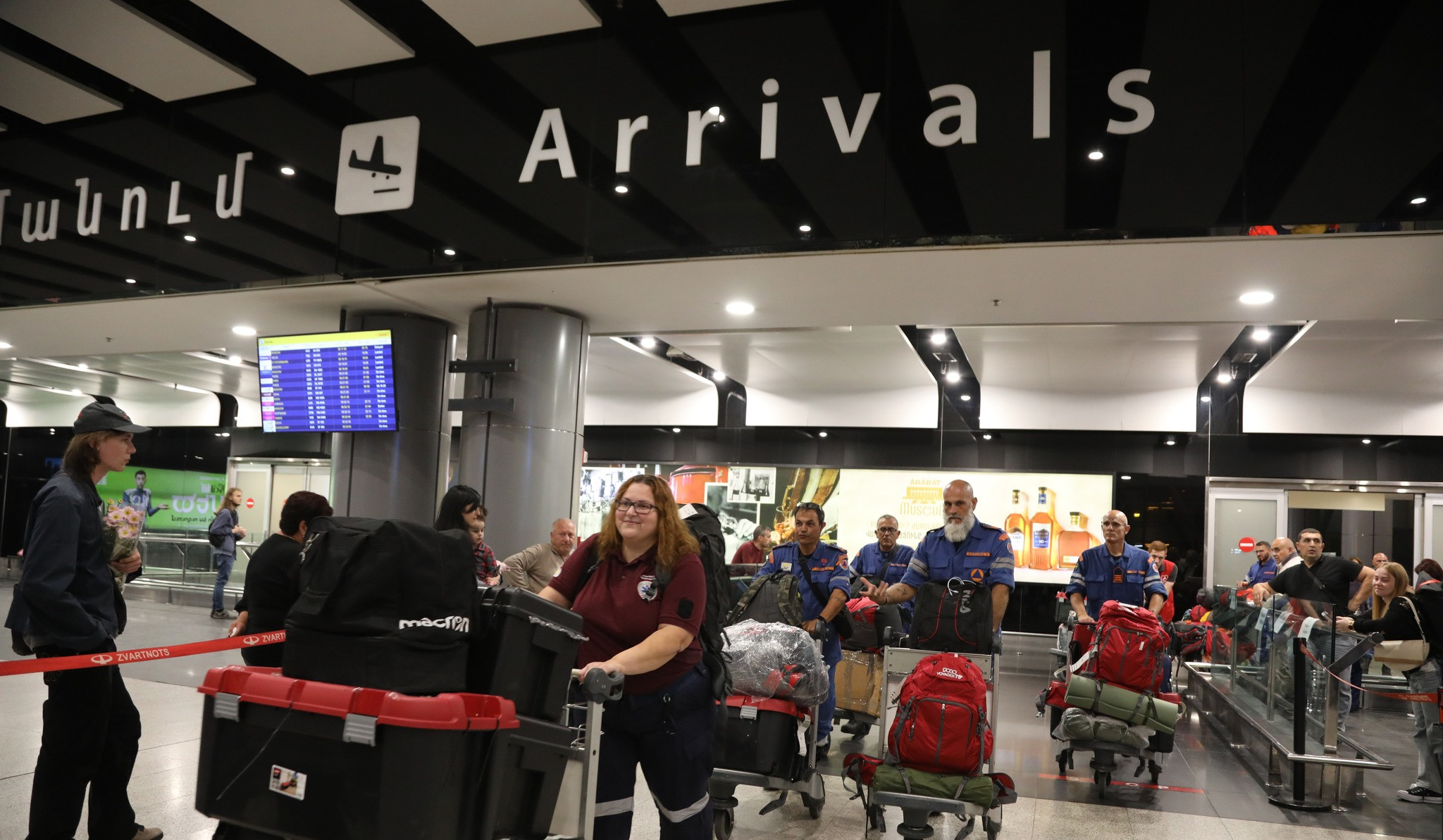 Urban search and rescue team of Cyprus arrived in Armenia