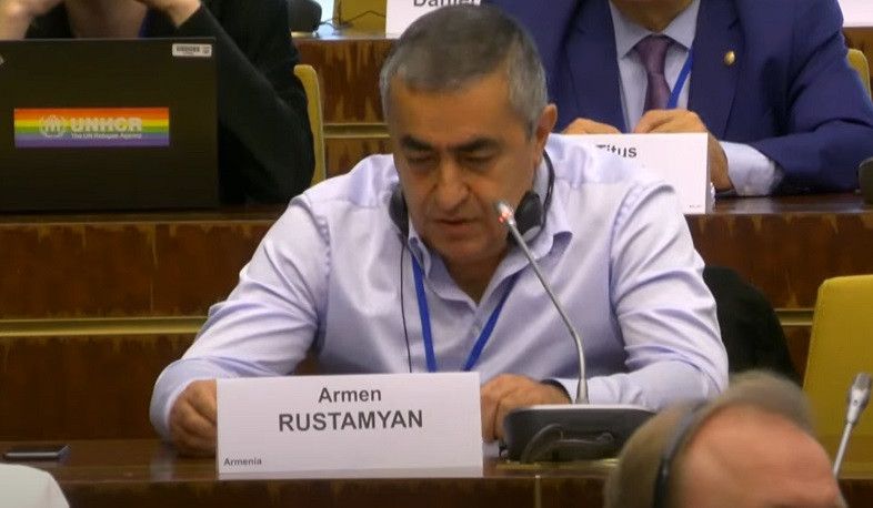 Ethnic cleansing is one of acts of genocide, Rustamyan says at joint discussion of the PACE commissions