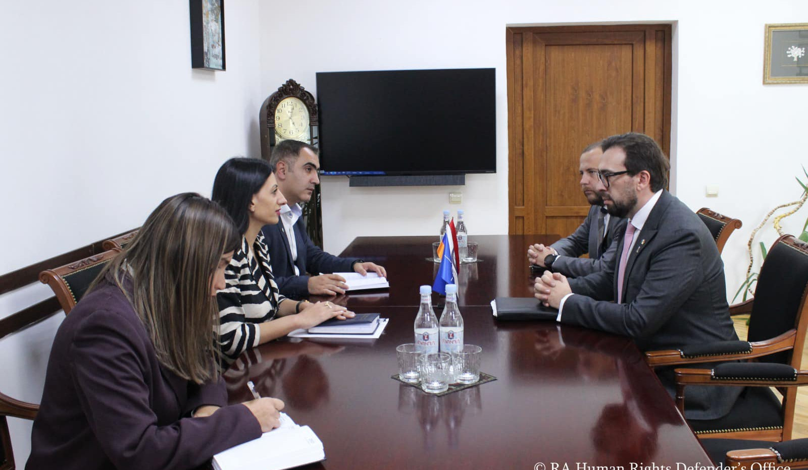 Armenia's Ombudswoman presented issues related to protection of rights of forcibly displaced persons from Nagorno-Karabakh to Head of NATO Liaison Office in Georgia