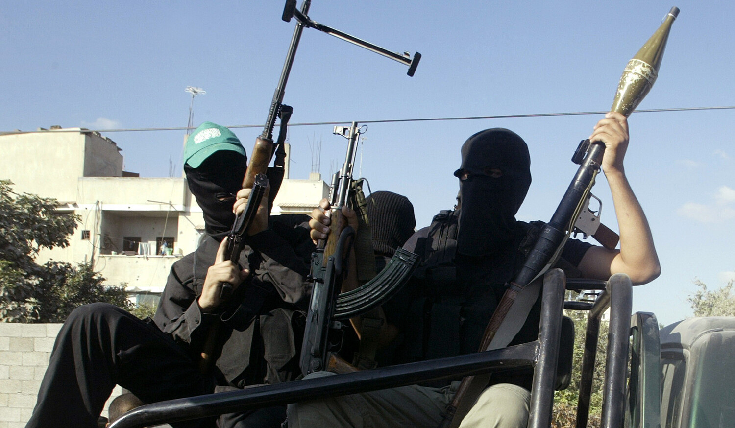 Hamas militants fired rockets at Tel Aviv