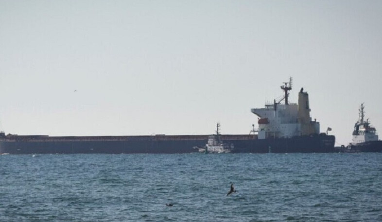 An oil tanker hit a mine off the coast of Romania