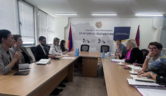 Արմեն Ղազարյանը ԵԽ պատվիրակությանը ներկայացրել է ԼՂ-ից բռնի տեղահանված անձանց հաշվառման գործընթացն ու սոցաջակցության ծրագրերը