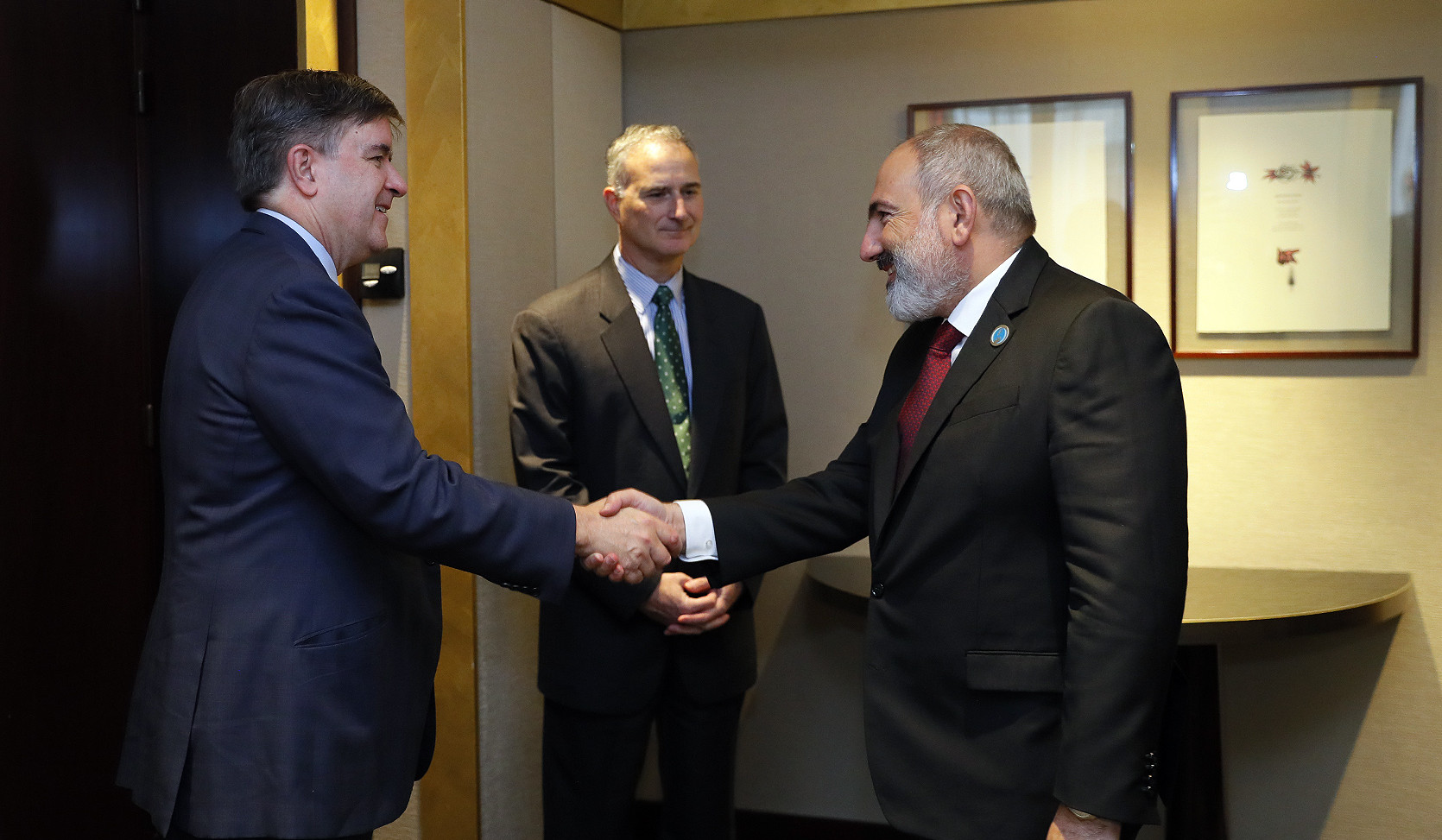 Prime Minister and US Assistant Secretary of State referred to 'Crossroads of Peace' project