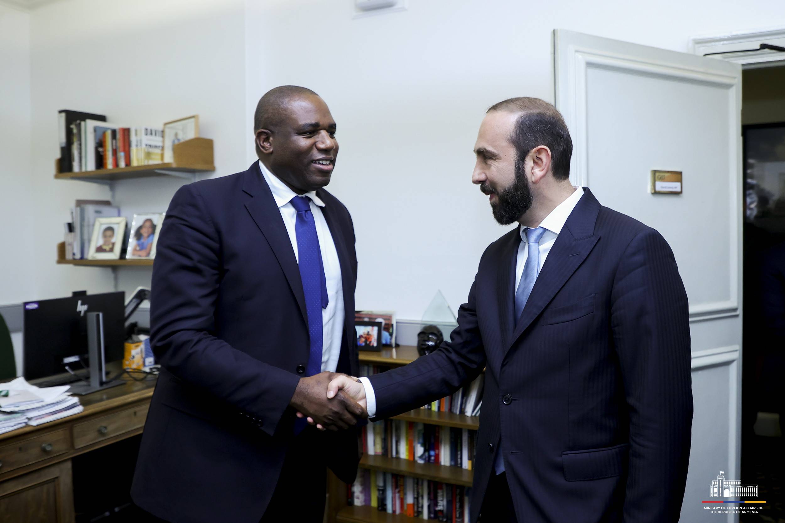 Meeting of Minister of Foreign Affairs of Armenia with Shadow Secretary ...