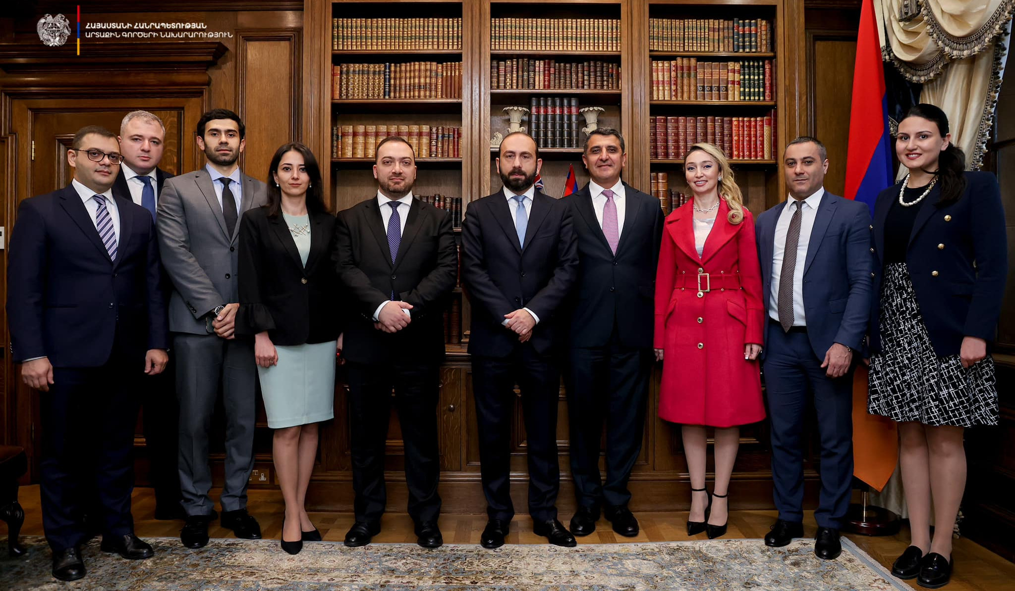 Mirzoyan had working discussion with diplomatic staff of Armenia's Embassy to UK