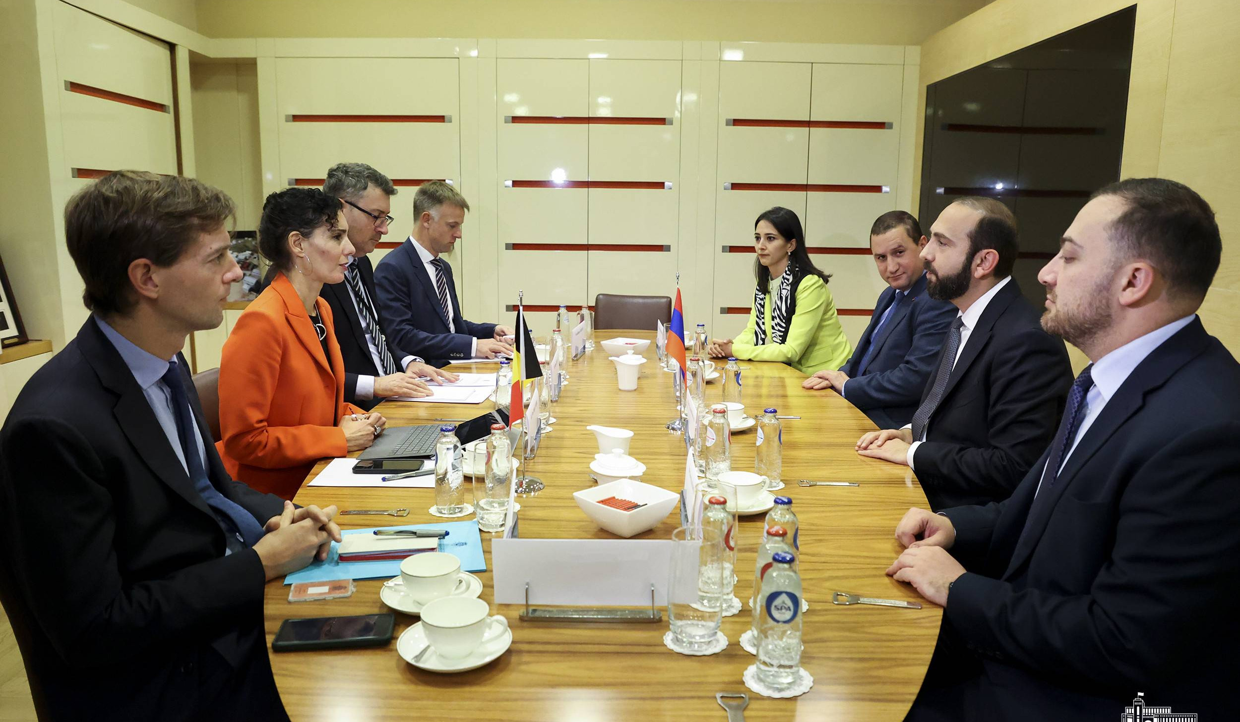 Միրզոյանը Բելգիայի ԱԳ նախարարին է ներկայացրել «Խաղաղության խաչմերուկ» նախագիծը