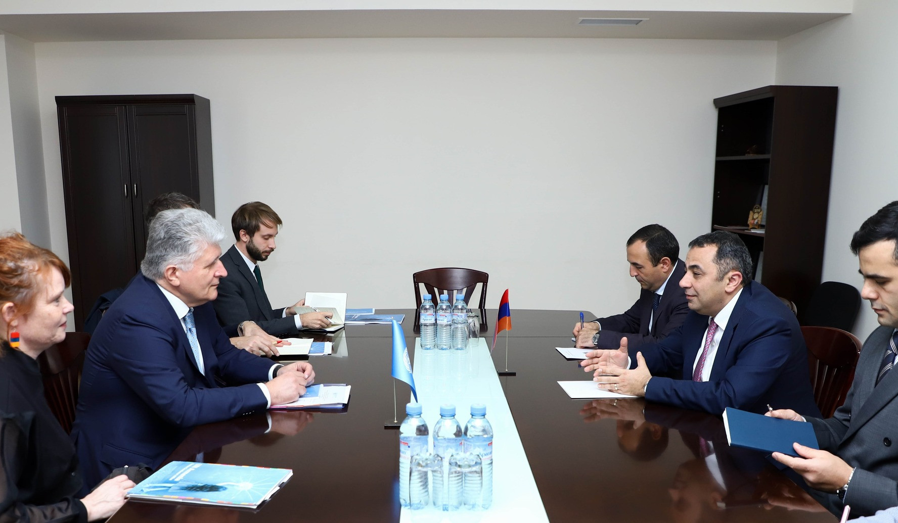 Meeting of Deputy Foreign Minister of Armenia Vahe Gevorgyan with UN Assistant Secretary-General Miroslav Jenča