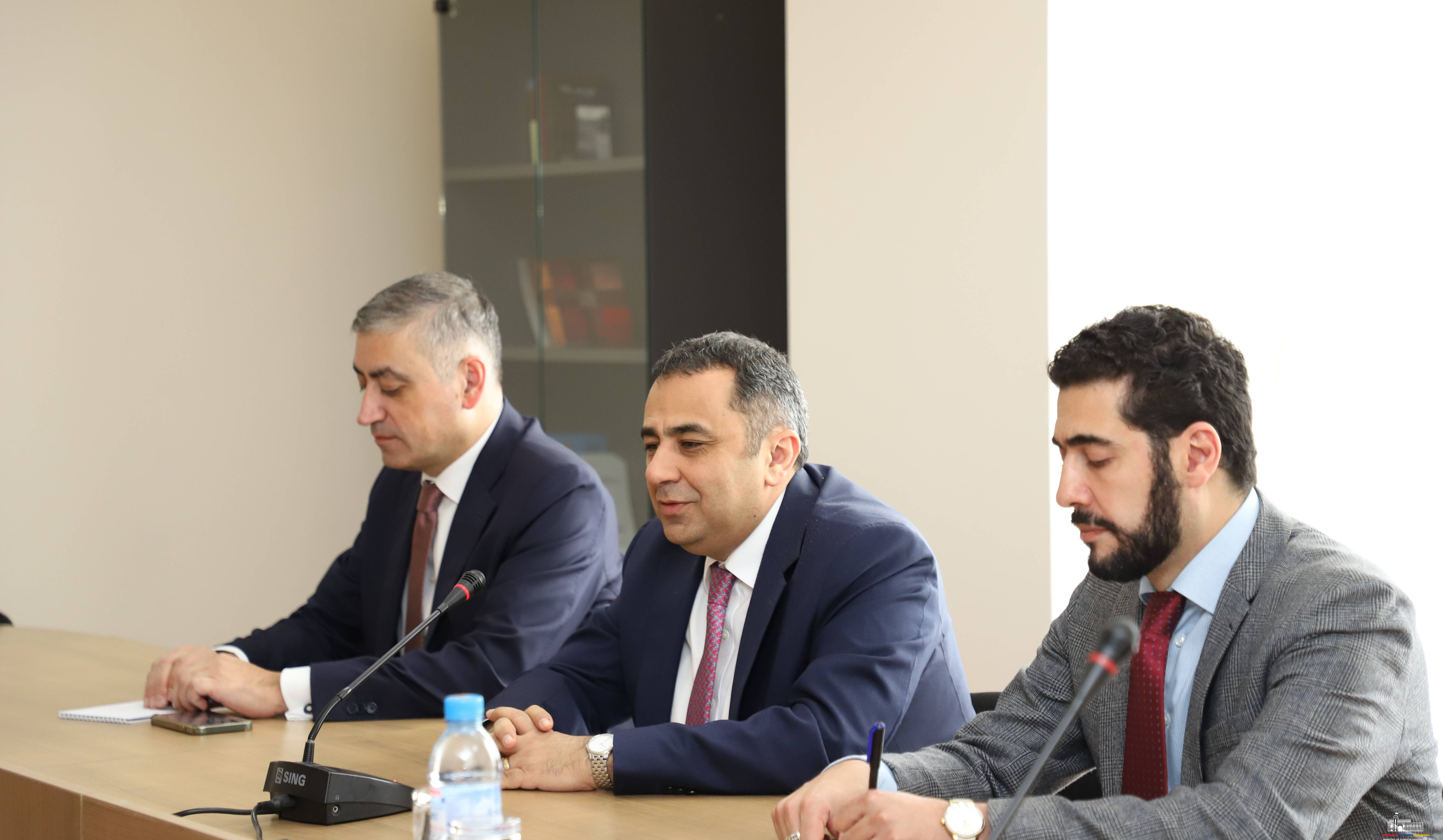 Meeting of the Deputy Minister of Armenia with the President of the OSCE Parliamentary Assembly