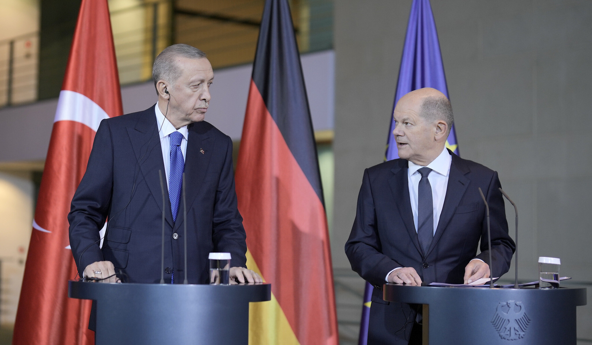 Шольц и Эрдоган обсудили вопросы нелегальной миграции, войны в Украине, ситуации на Ближнем Востоке и Южном Кавказе