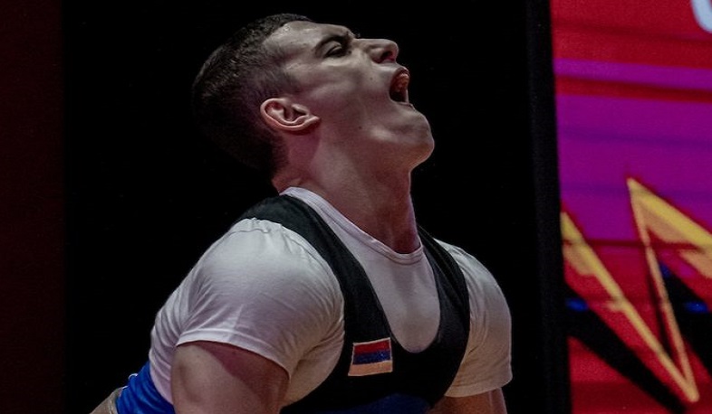 Gor Sahakyan wins gold at Youth World Weightlifting Championships