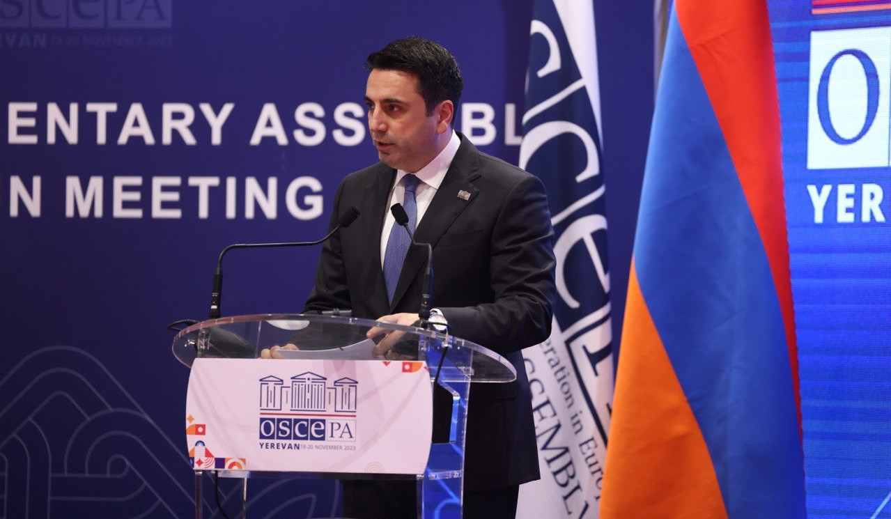 Speech by RA NA President at Autumn Meeting of the OSCE Parliamentary Assembly