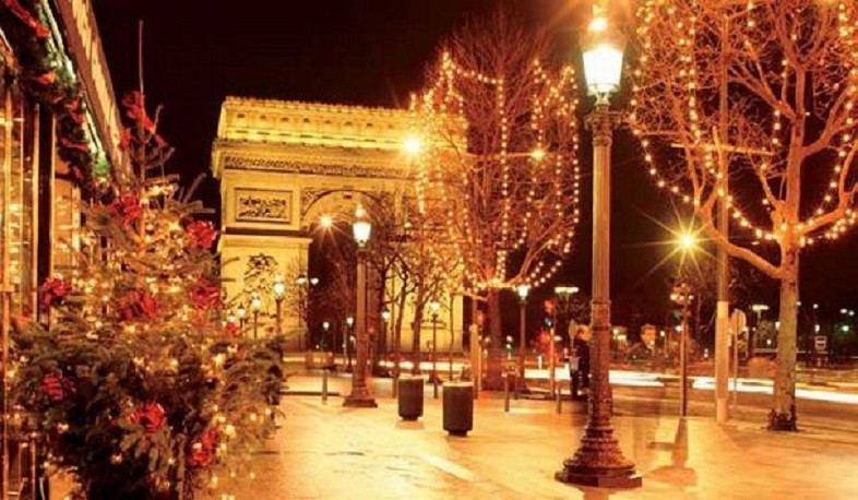 Paris' Champs Elysees lights up for holiday season