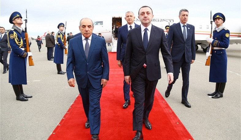 Վրաստանի վարչապետն աշխատանքային այցով ժամանել է Ադրբեջան