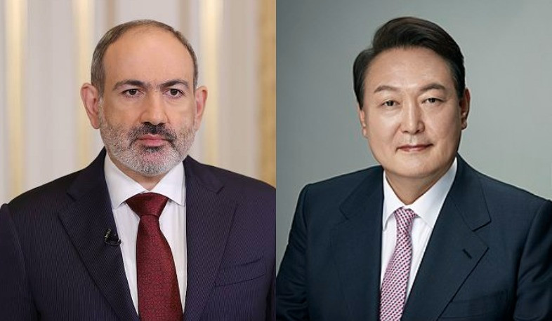 Armenian Prime Minister and President of South Korea hold phone talk